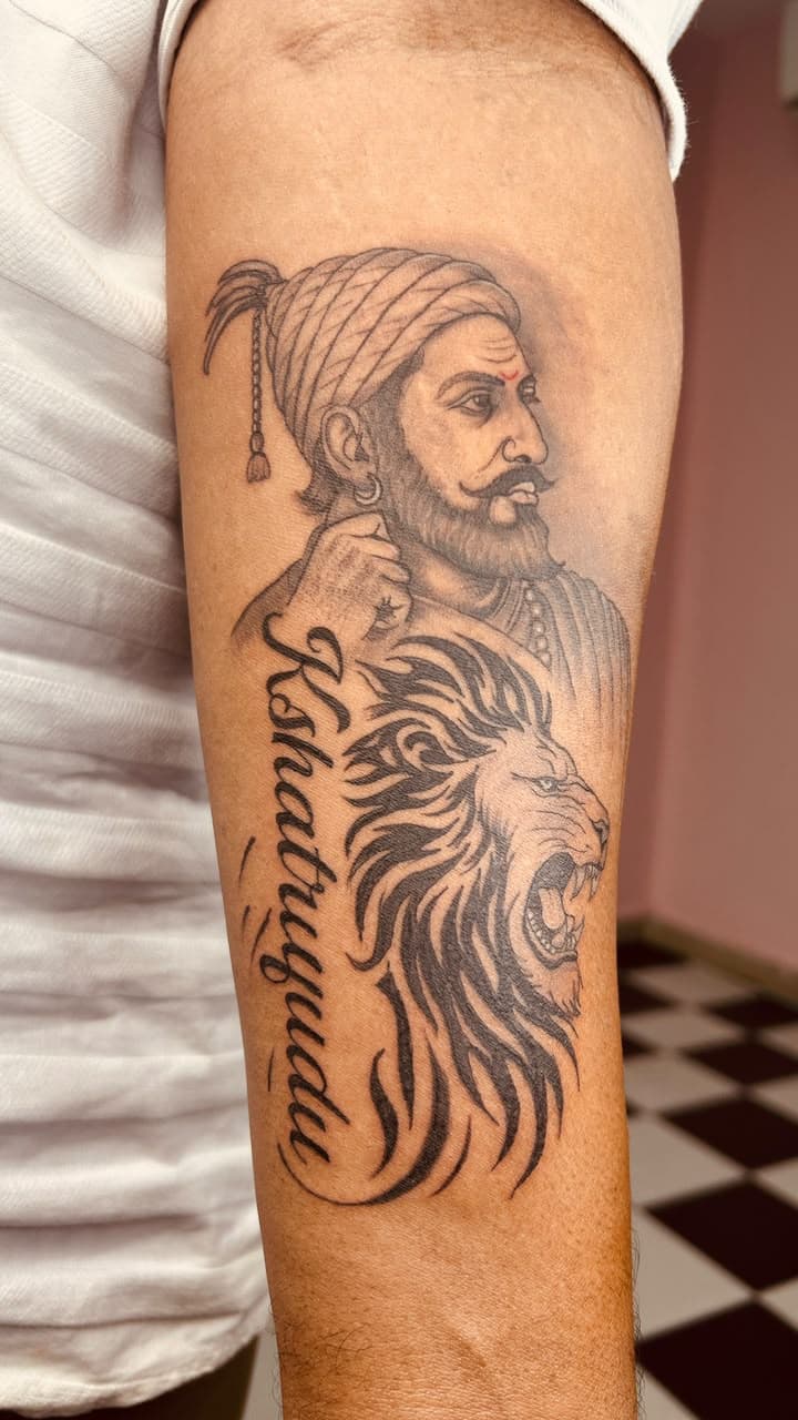 Finished tattoo work from the studio